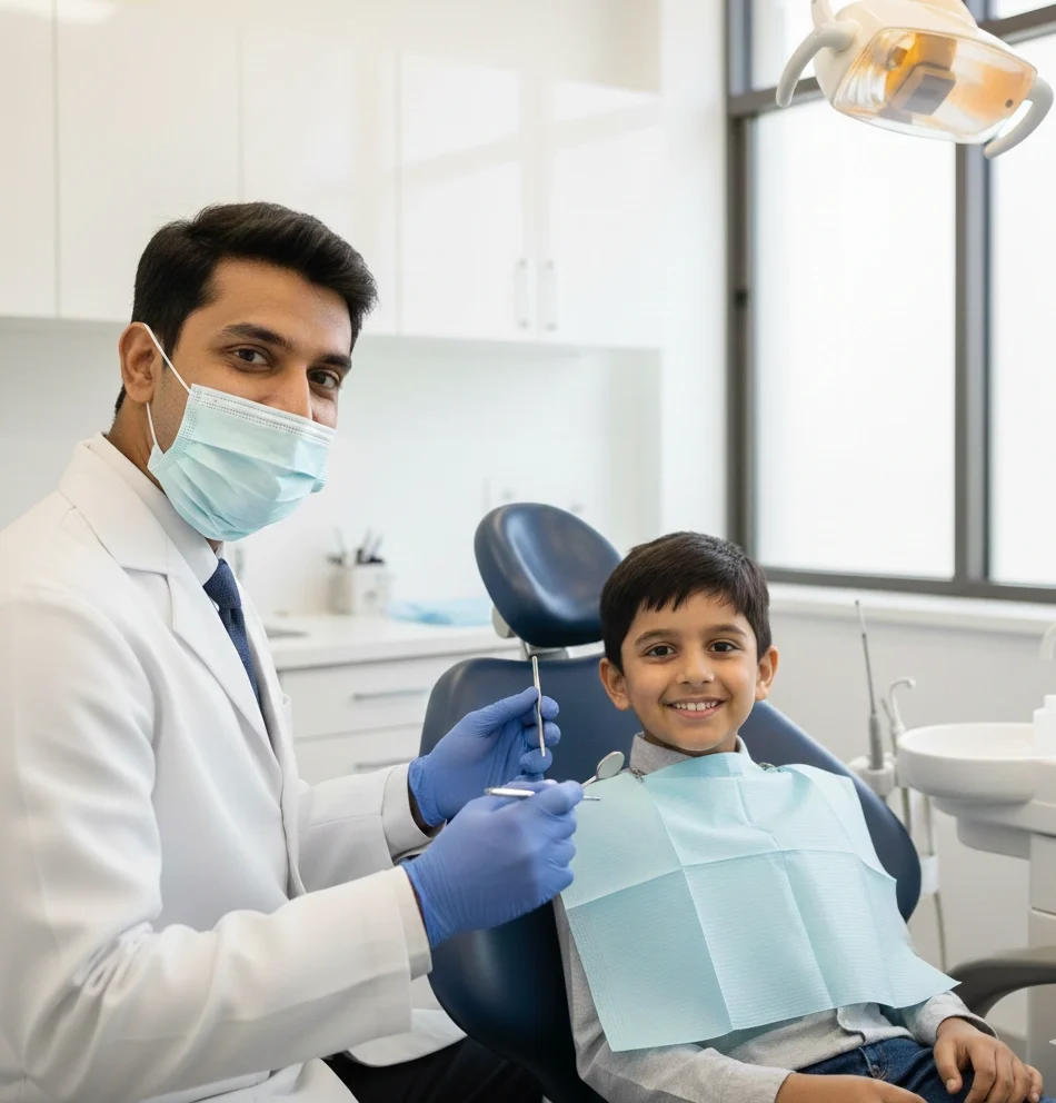 Pediatric dental care clinic setup at Dr. Pawar's Advanced Dentistry in Thane West
