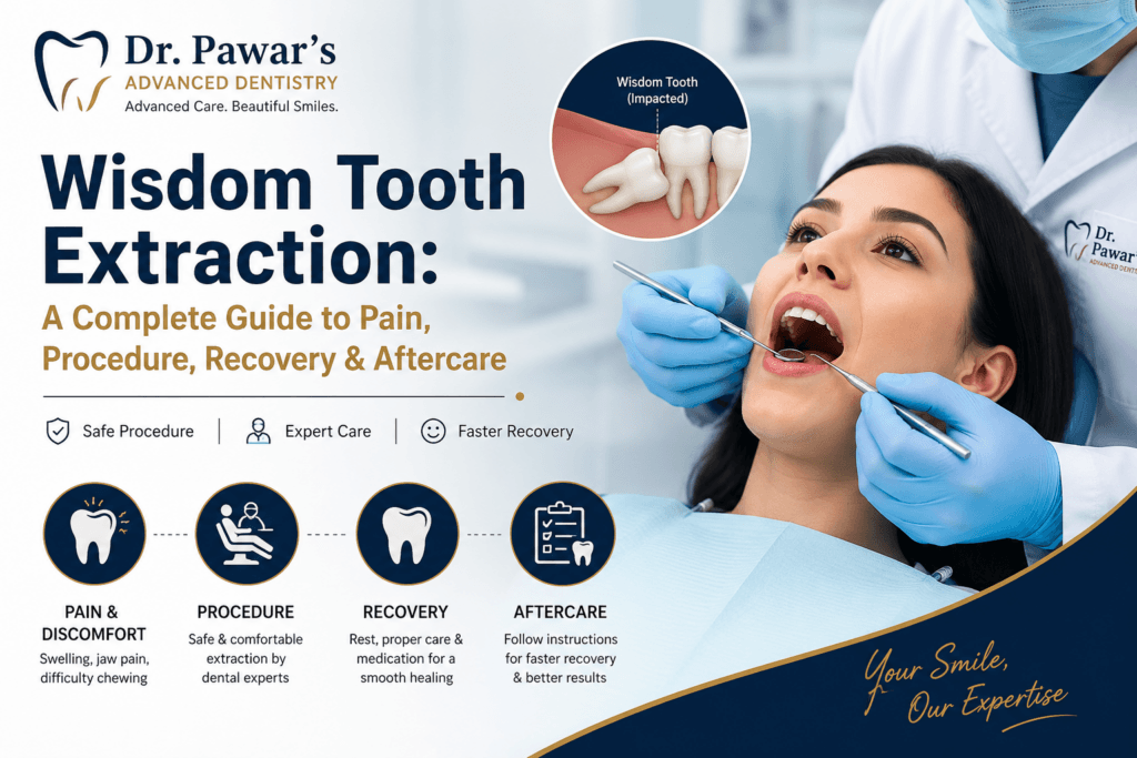 Painless wisdom tooth extraction in Thane