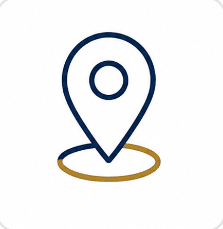 Easy clinic accessibility and location icon at Dr. Pawar's Advanced Dentistry Thane West