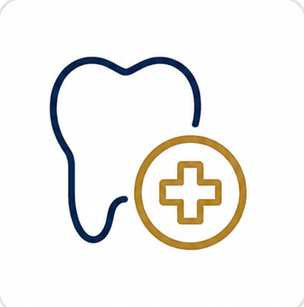 Emergency dental care and urgent tooth pain treatment icon at Dr. Pawar's Advanced Dentistry Thane West