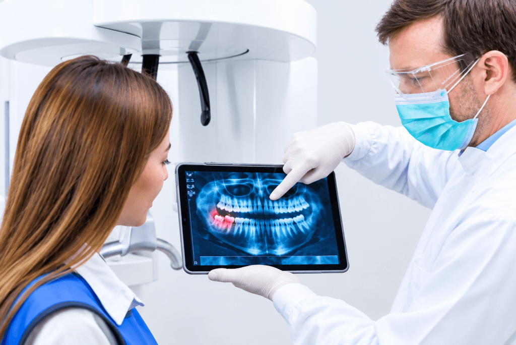 Digital dental X-ray examination and modern diagnostic imaging at Dr. Pawar's Advanced Dentistry in Thane West