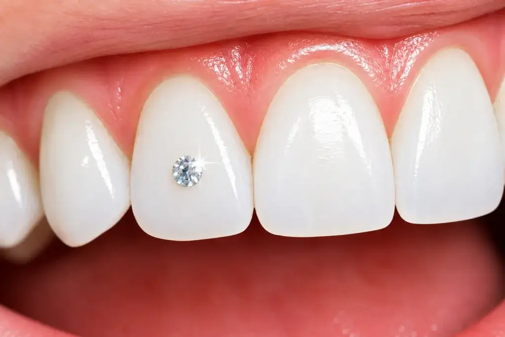 Tooth jewellery treatment at Dr Pawar Dental Clinic